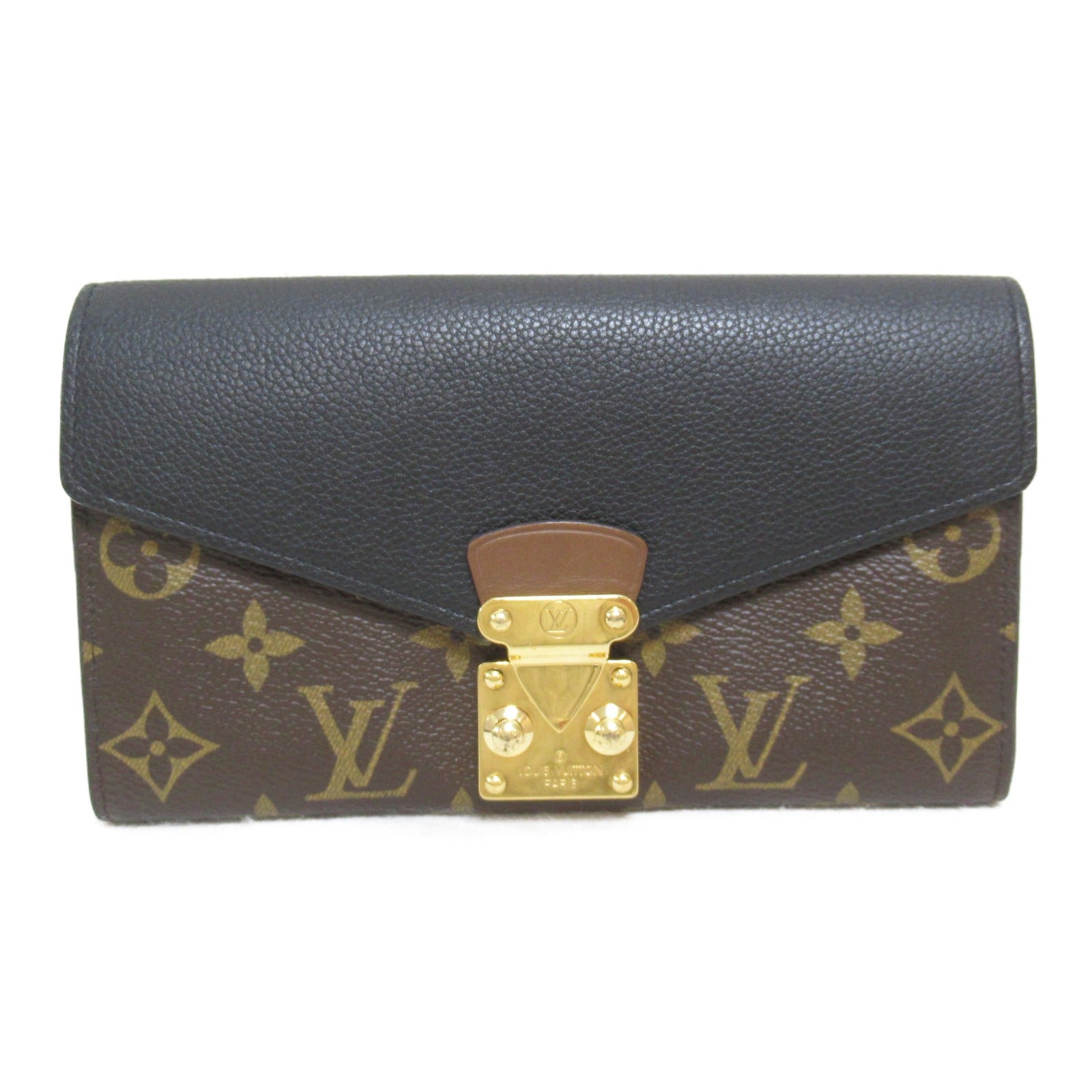 Louis Vuitton Louis Vuitton Portefolio Fable Wallet Double Foldable Wallet Wallet PVC Coated Canvas Monogram   Brown M58415