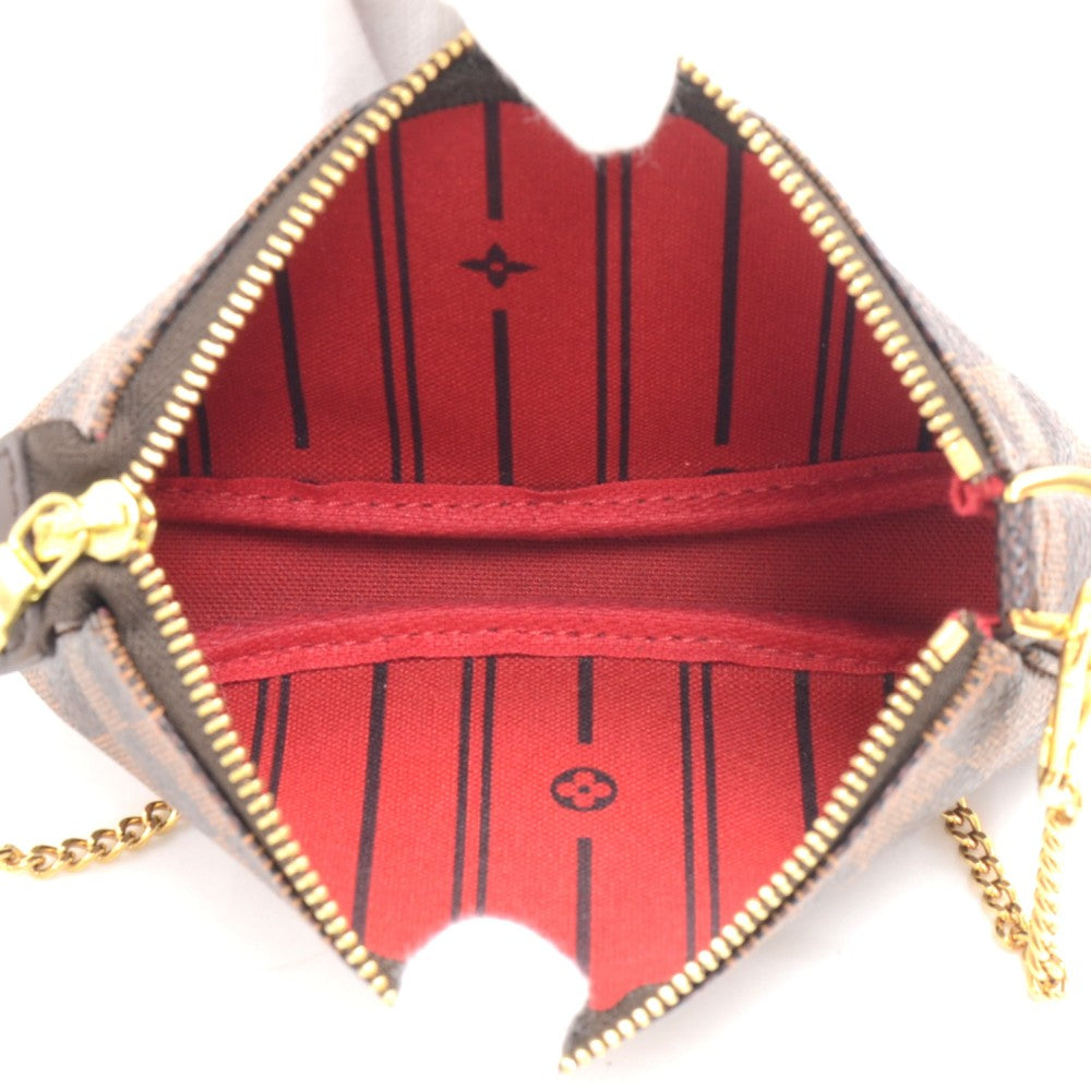 Louis Vuitto Pochette Accessoires Trunks & Bags Damier Canvas Mini Bag