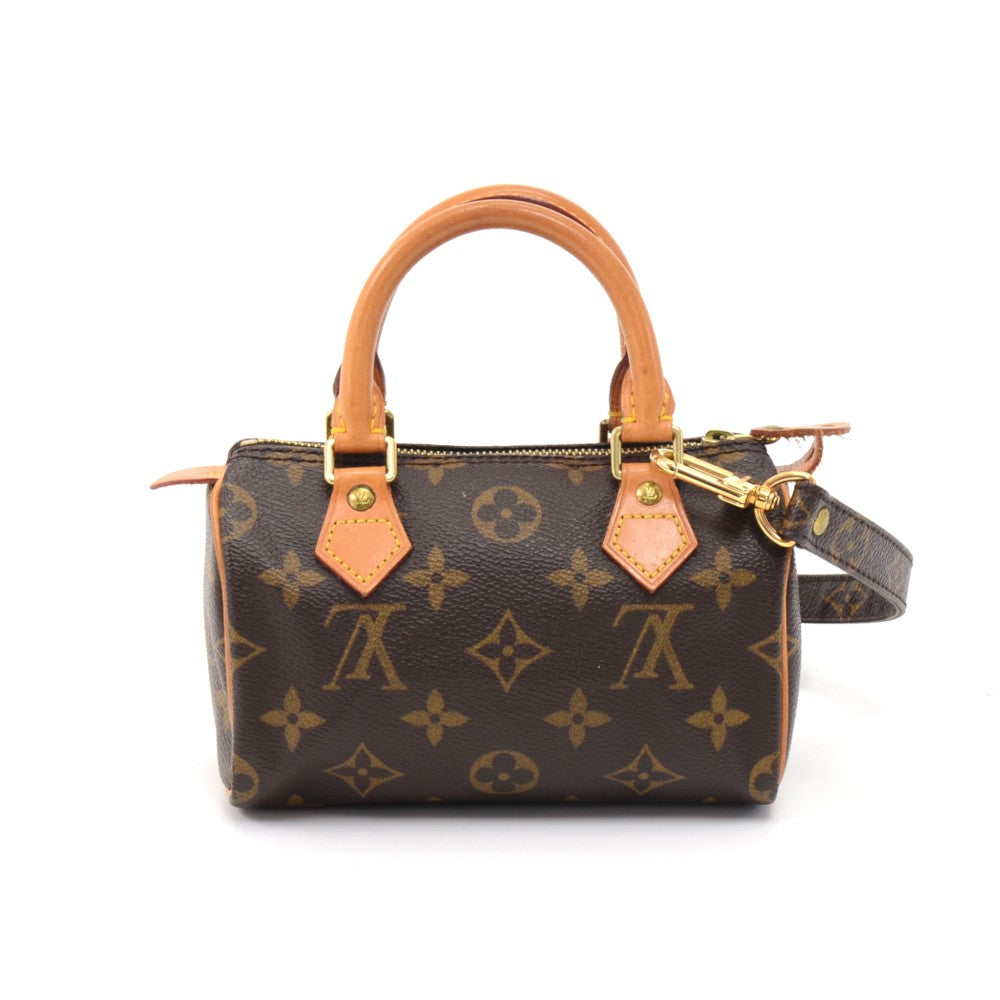 Louis Vuitto Mini Speedy Sac HL Monogram Canvas Handbag with Strap