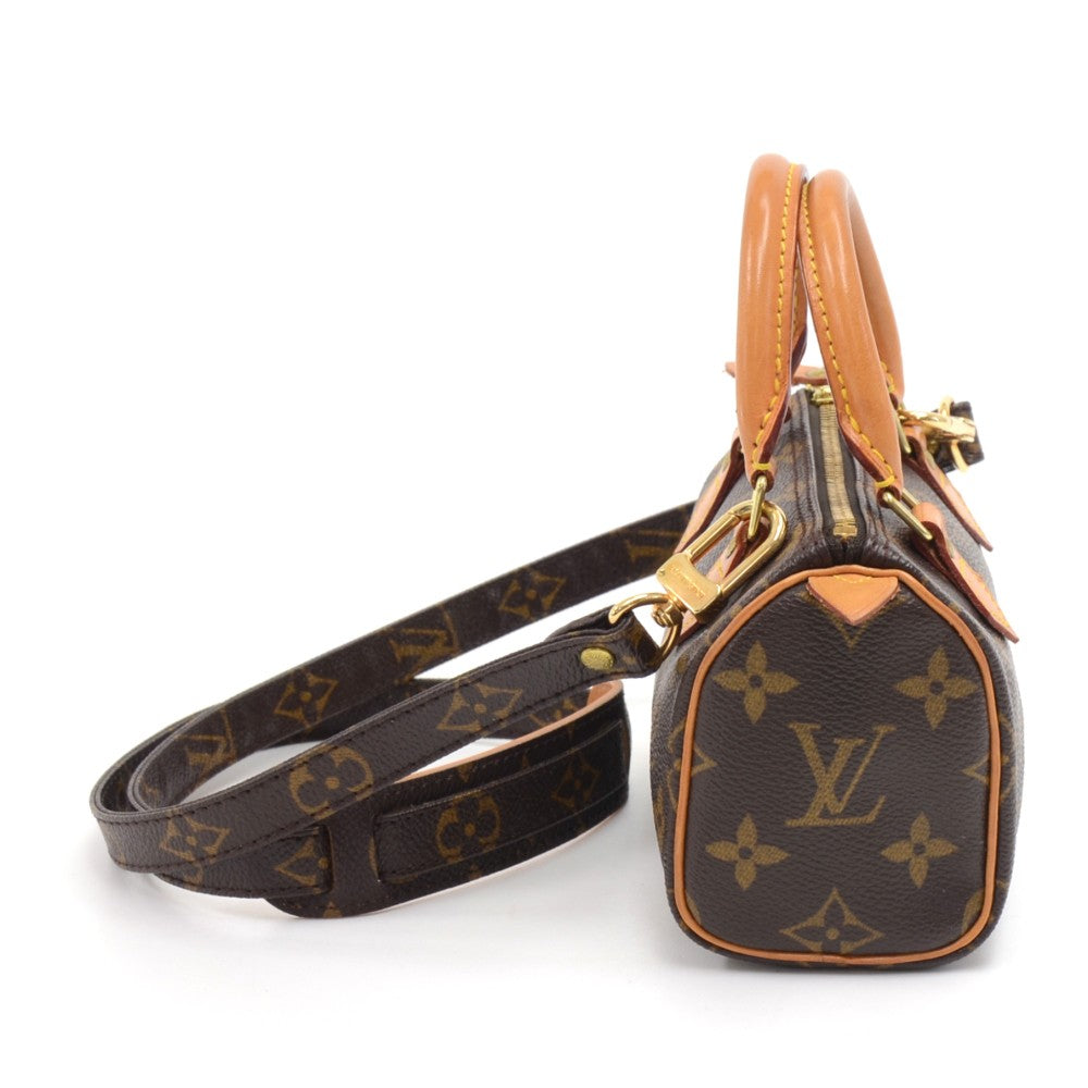 Louis Vuitto Mini Speedy Sac HL Monogram Canvas Handbag with Strap