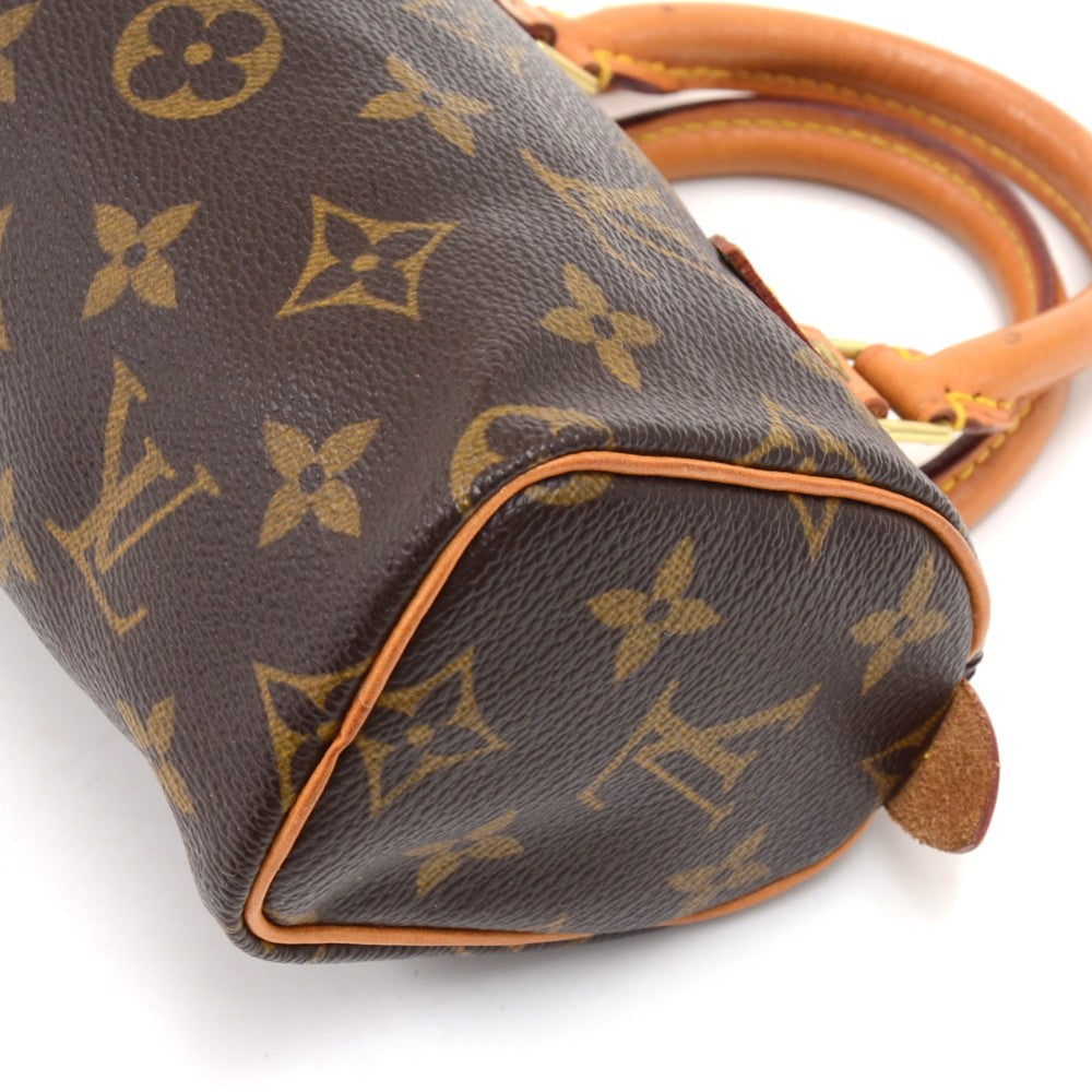 Louis Vuitto Mini Speedy Sac HL Monogram Canvas Handbag with Strap