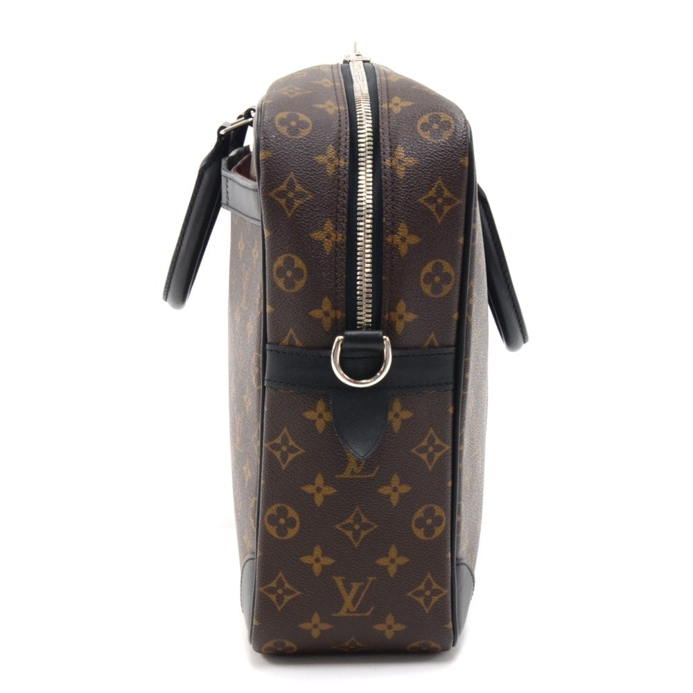 Louis Vuitto Porte-Documents Voyage GM Monogram Macassar Canvas Briefcase Bag