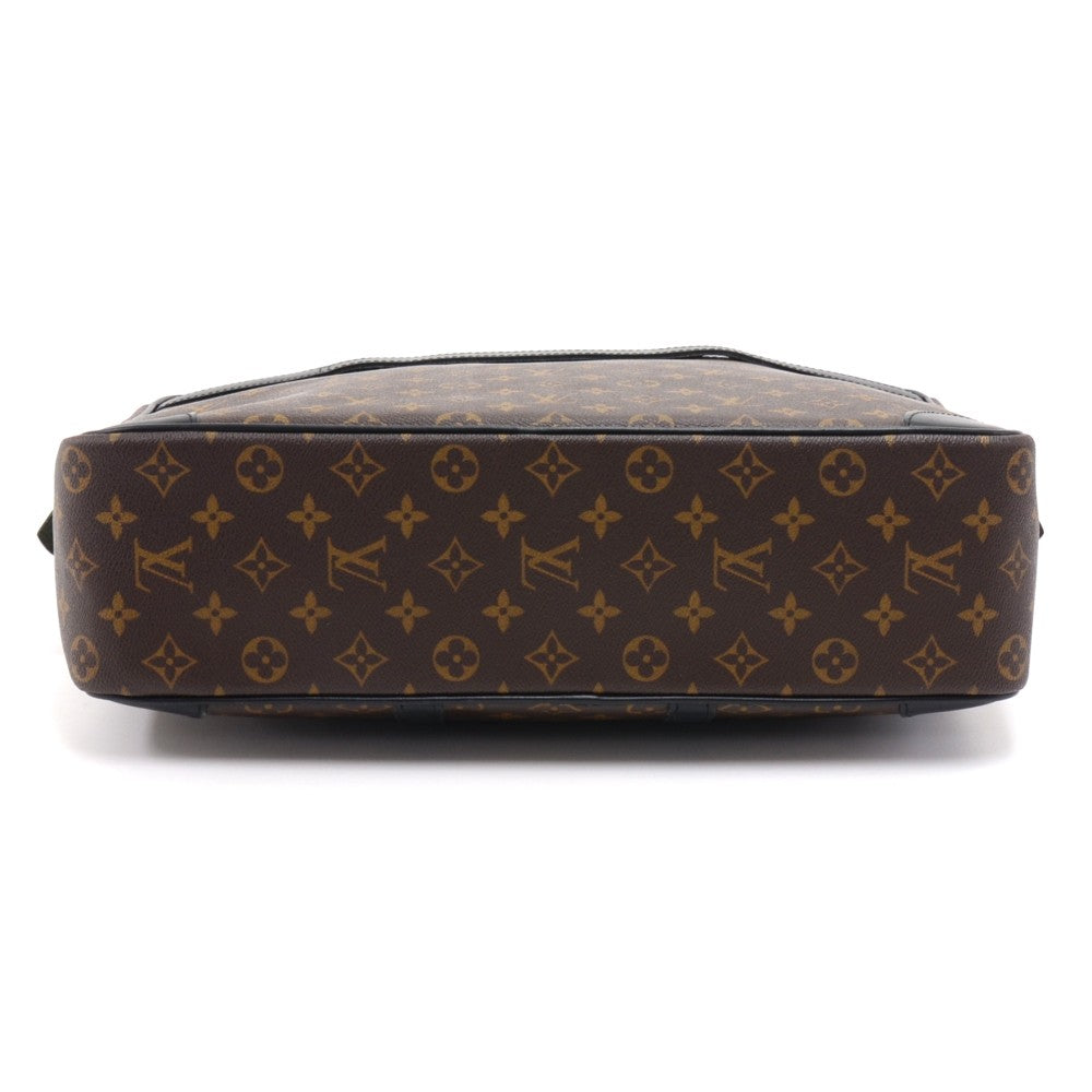 Louis Vuitto Porte-Documents Voyage GM Monogram Macassar Canvas Briefcase Bag