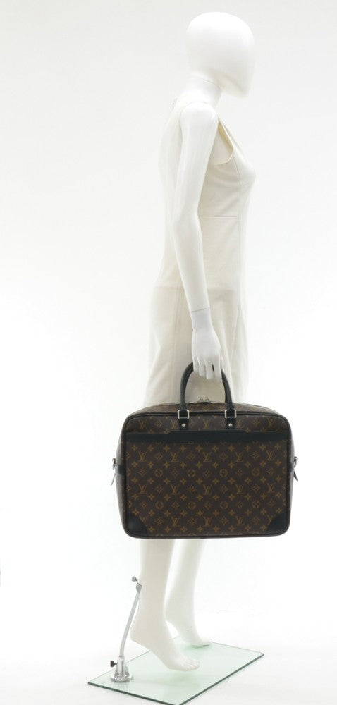 Louis Vuitto Porte-Documents Voyage GM Monogram Macassar Canvas Briefcase Bag