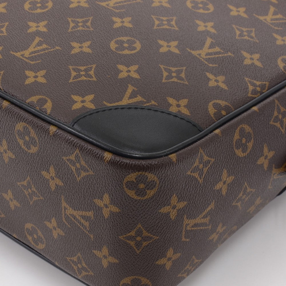 Louis Vuitto Porte-Documents Voyage GM Monogram Macassar Canvas Briefcase Bag
