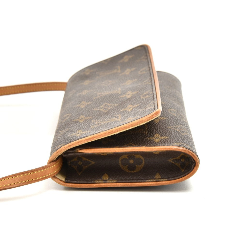 Louis Vuitto Pochette Twin GM Monogram Canvas Shoulder Bag
