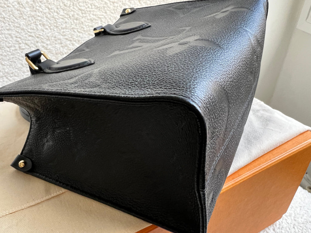 Louis Vuitton On the Go Black PM Empreinte (RRP £2,420)