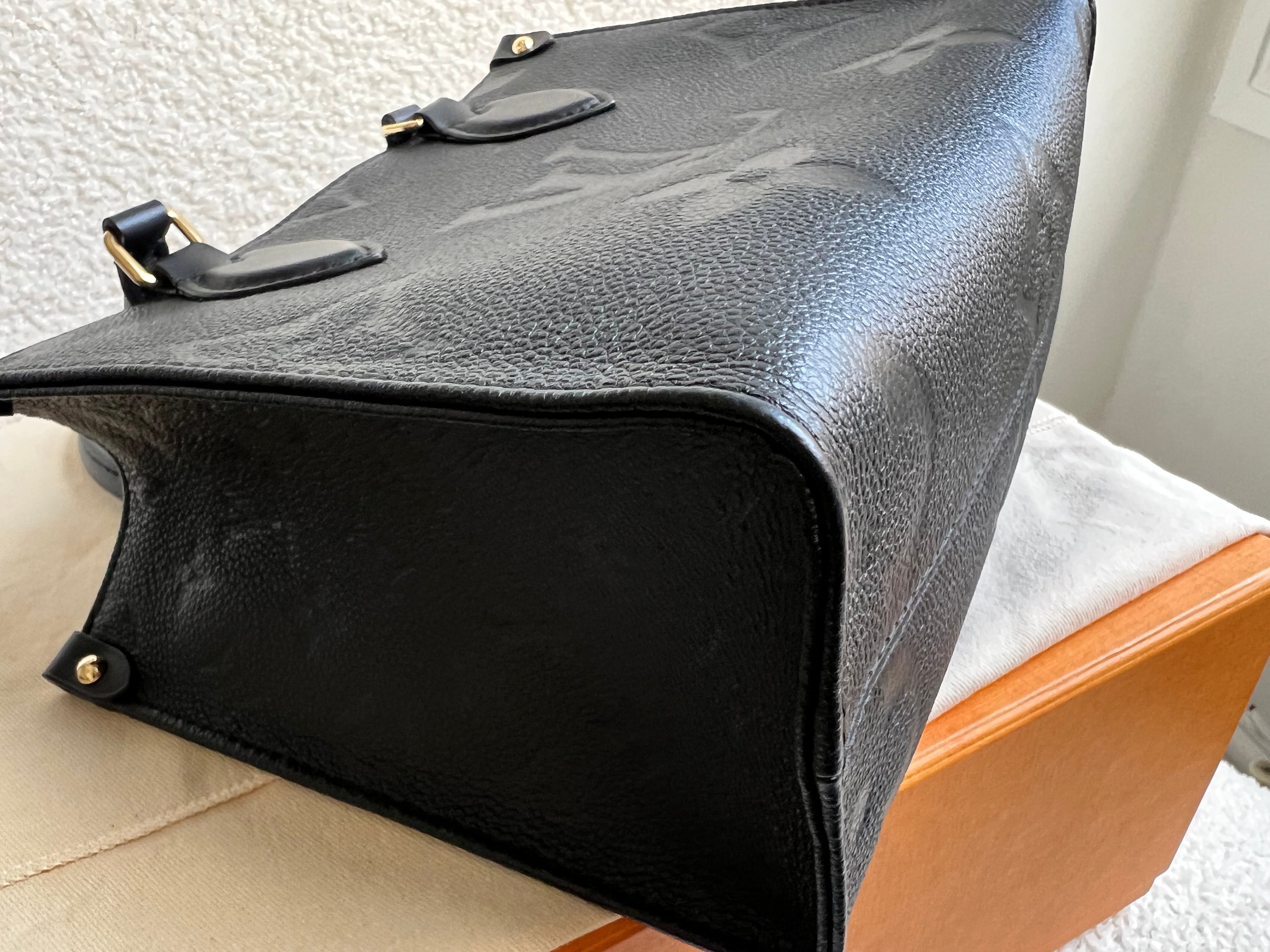Louis Vuitton On the Go Black PM Empreinte (RRP £2,420)