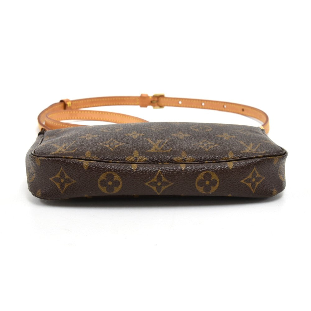 Louis Vuitto Pochette Accessoires Monogram Canvas Bag with Strap