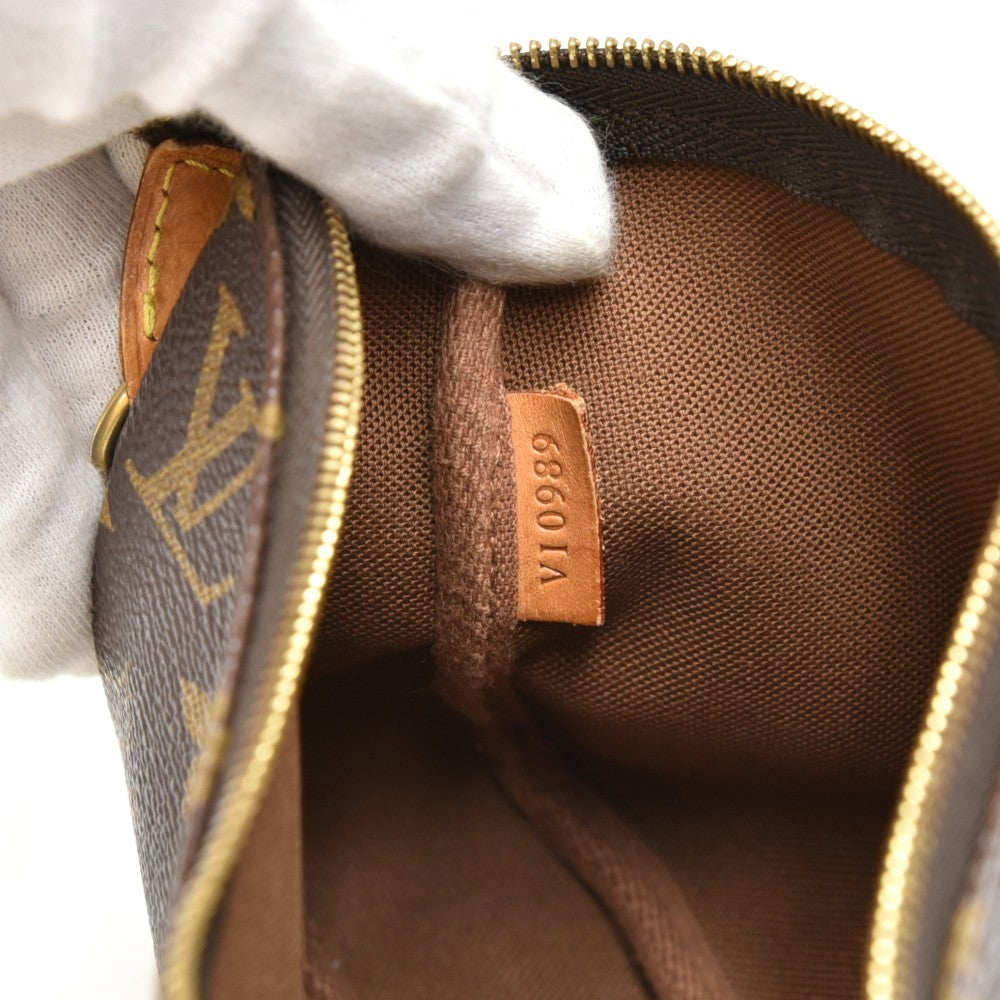 Louis Vuitto Pochette Accessoires Monogram Canvas Bag with Canvas Strap