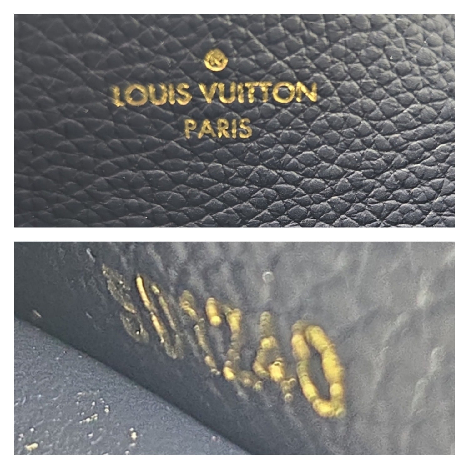 Louis Vuitton Monogram Empreinte Leather Zippy Wallet