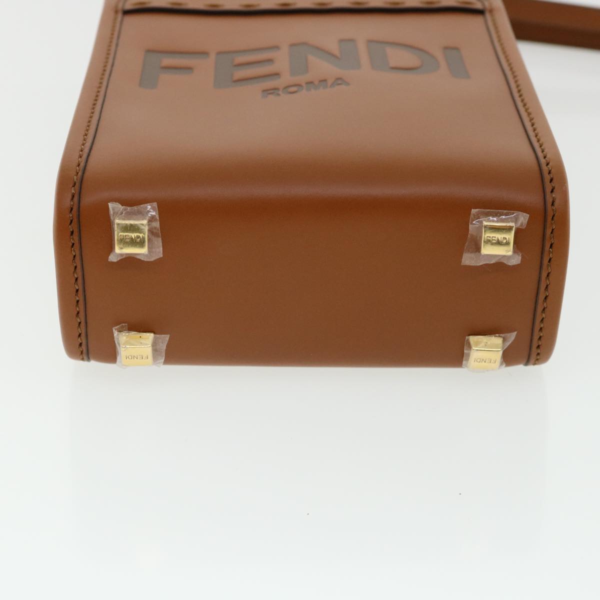 FENDI mini sunshine shopper Shoulder Bag Calfskin Leather 8BS051ABVL 32629A