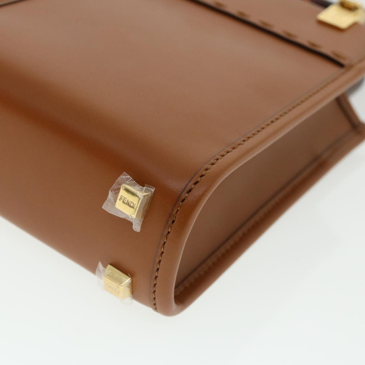 FENDI mini sunshine shopper Shoulder Bag Calfskin Leather 8BS051ABVL 32629A