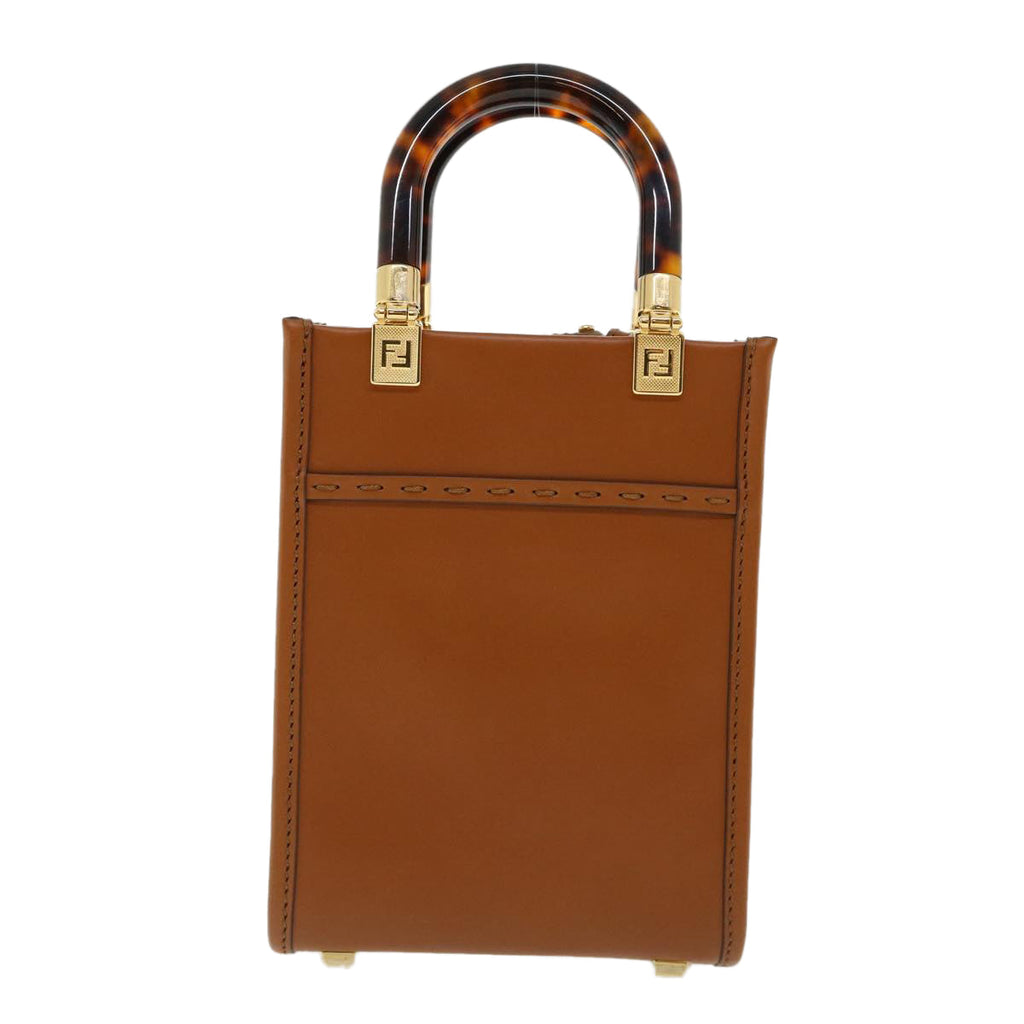 FENDI mini sunshine shopper Shoulder Bag Calfskin Leather 8BS051ABVL 32629A