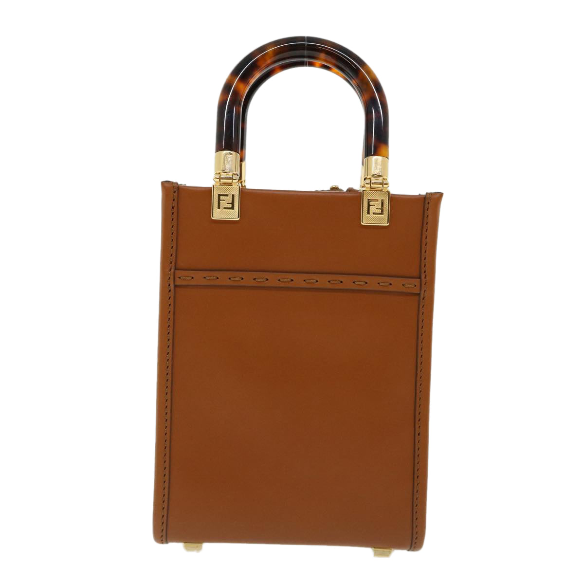 FENDI mini sunshine shopper Shoulder Bag Calfskin Leather 8BS051ABVL 32629A