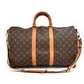 Louis Vuitto Keepall 45 Bandouliere Monogram Canvas Bag