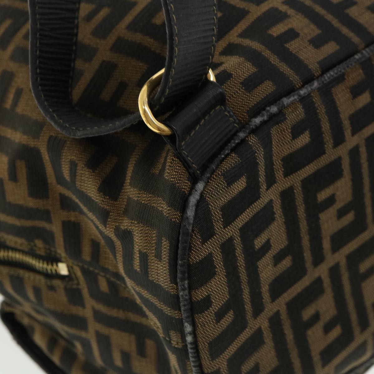 FENDI Zucca Canvas Backpack Brown 32905