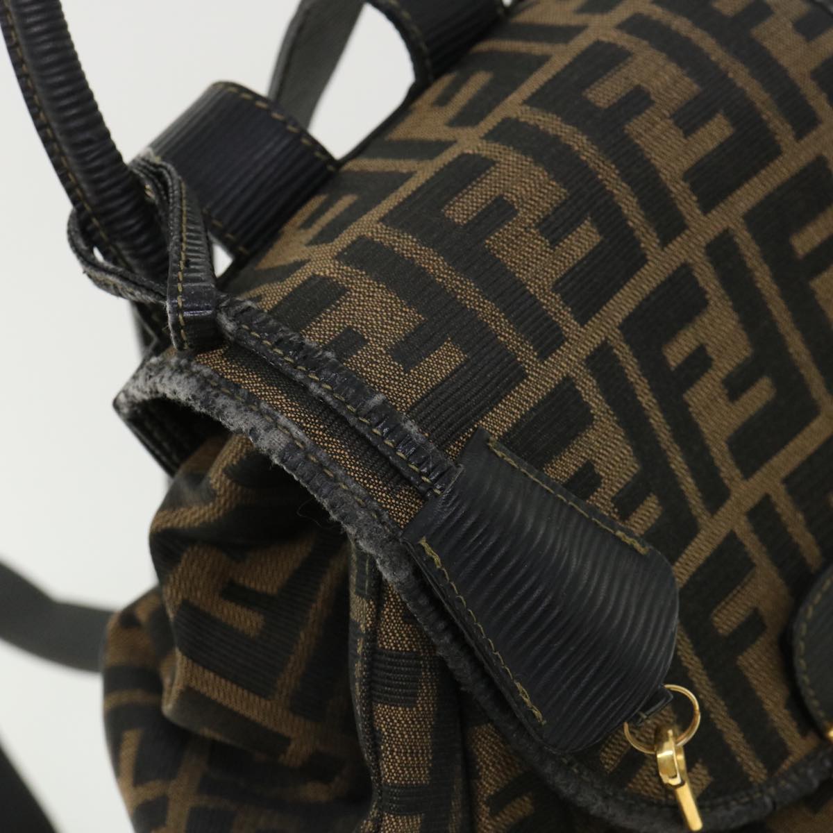 FENDI Zucca Canvas Backpack Brown 32905