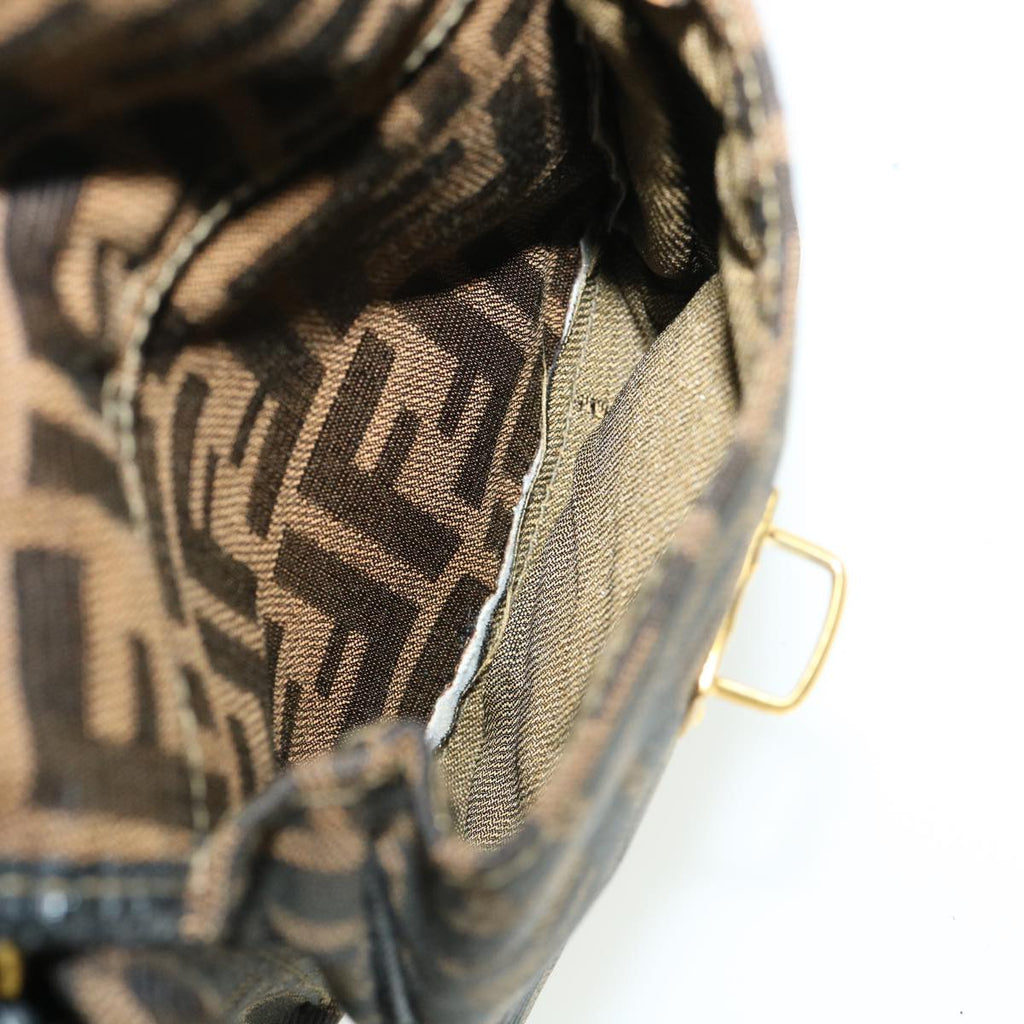 FENDI Zucca Canvas Backpack Brown 32905
