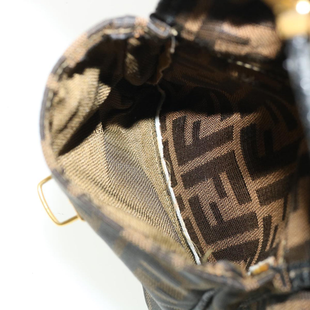 FENDI Zucca Canvas Backpack Brown 32905