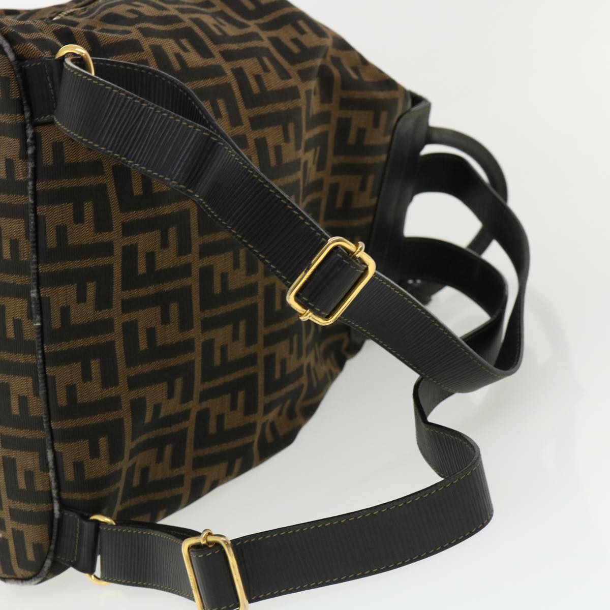 FENDI Zucca Canvas Backpack Brown 32905