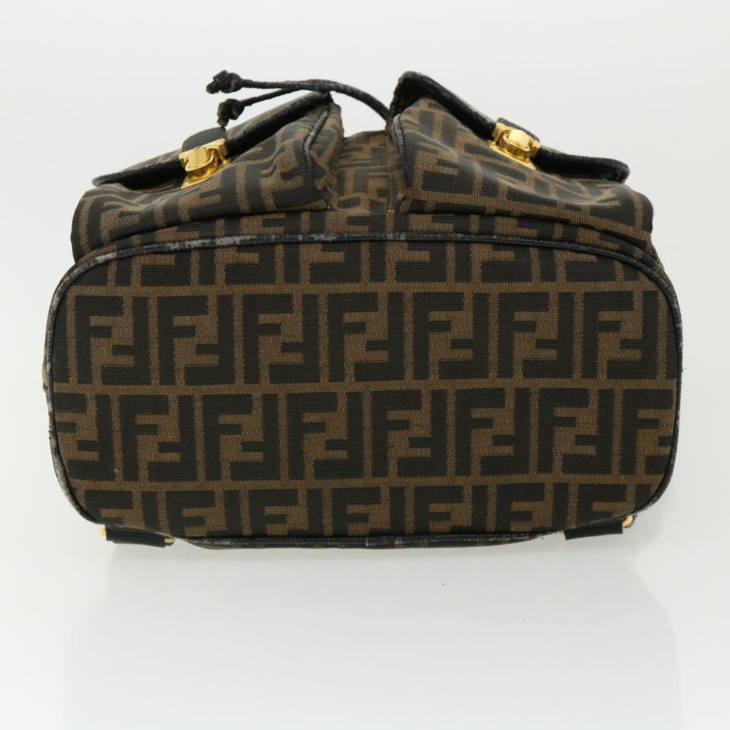 FENDI Zucca Canvas Backpack Brown 32905