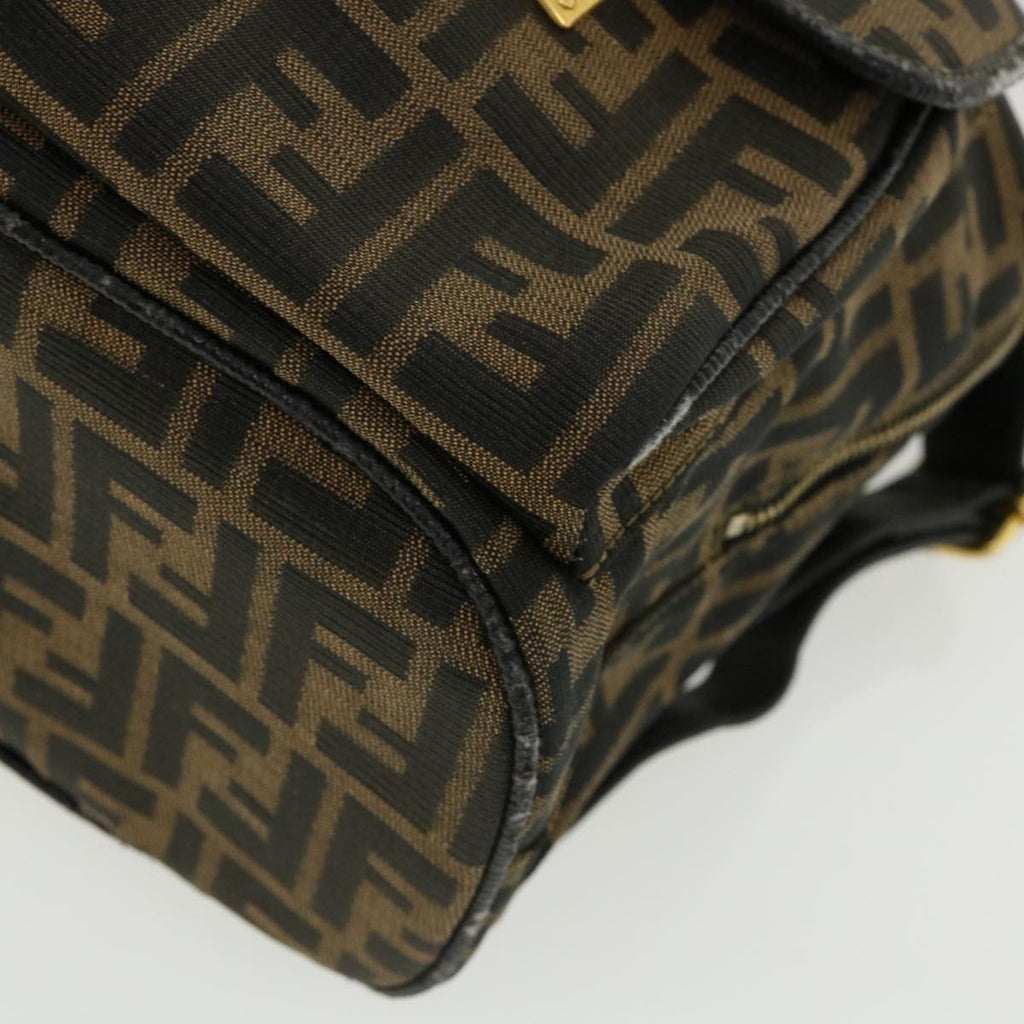 FENDI Zucca Canvas Backpack Brown 32905