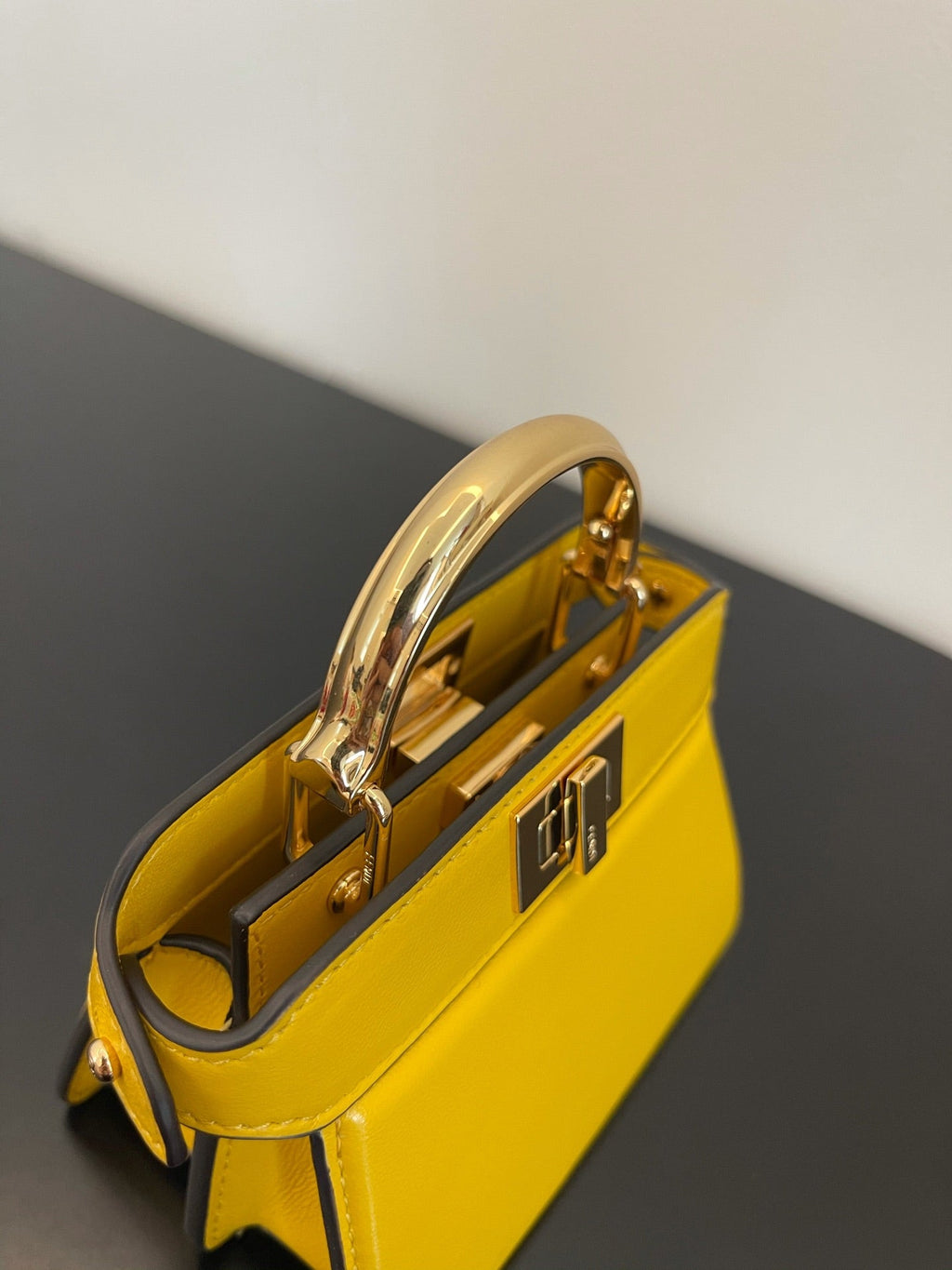 FI GlamI ISeeU Petite Yellow Micro Bag For Woman 11cm/4.5in