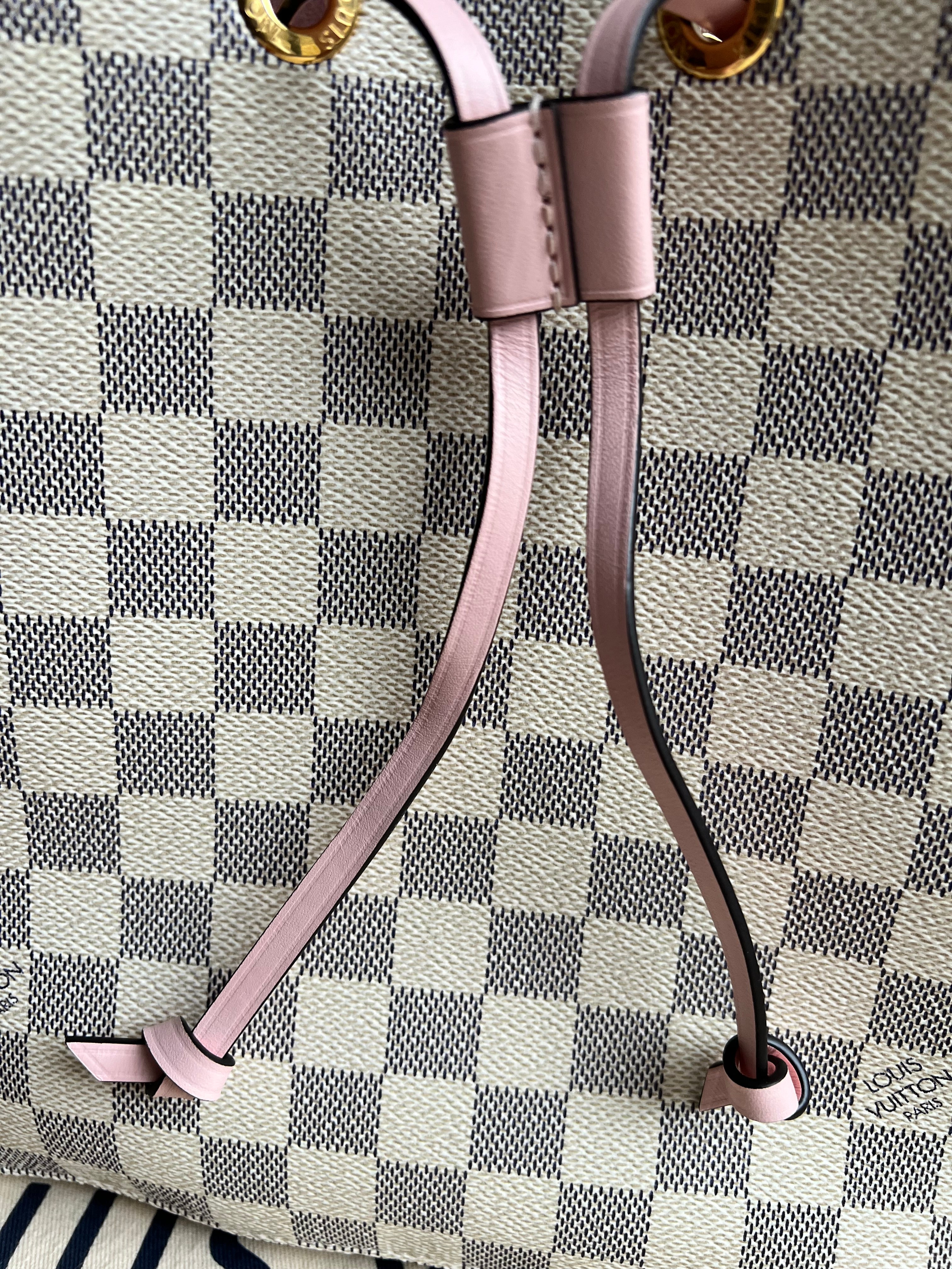 Louis Vuitton Neo Noe Damier Azur Rose Poudre (RRP £1,610)