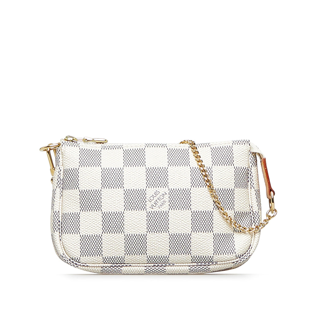 Louis Vuitton Pochette Accessoires Mini Damier Azur Canvas
