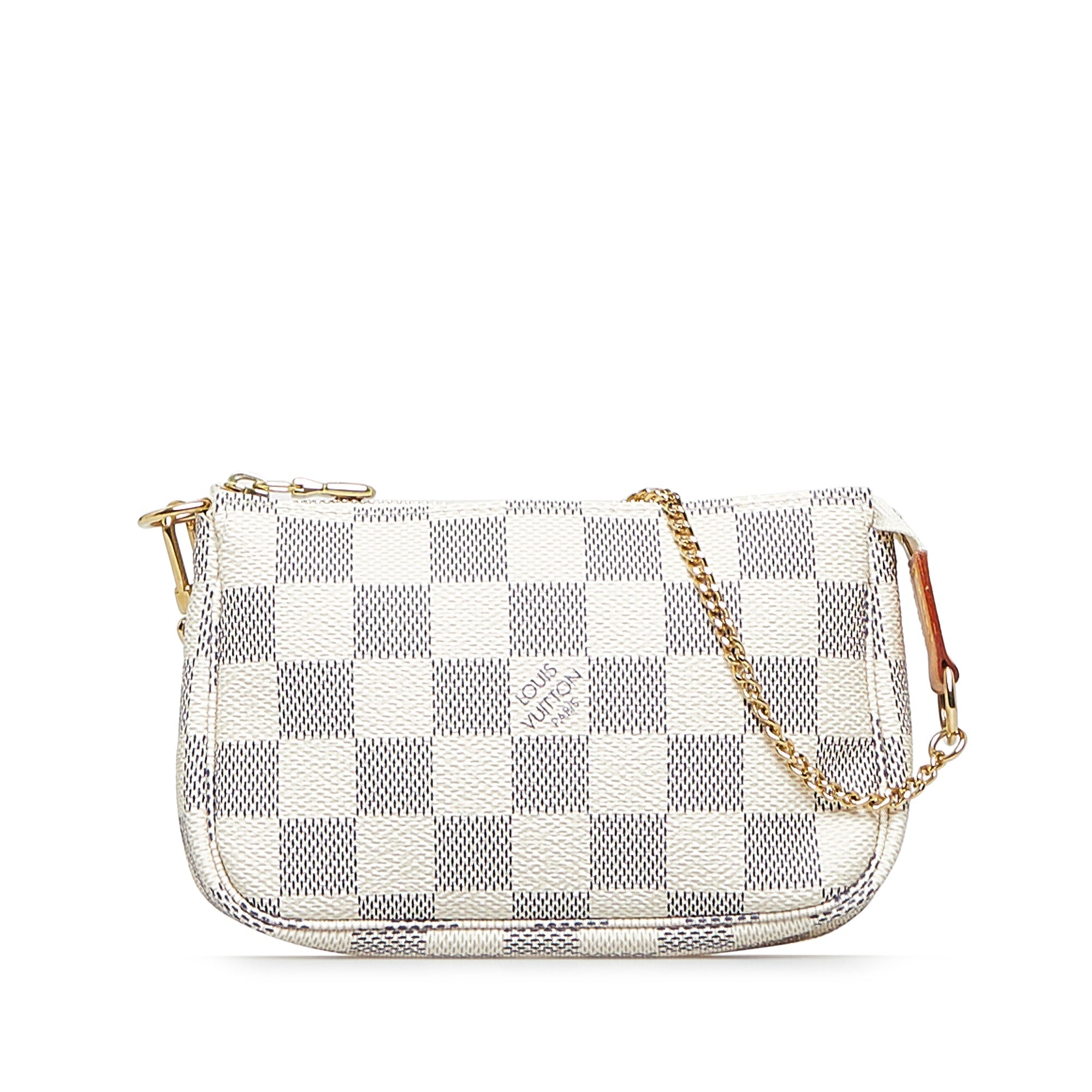 Louis Vuitton Pochette Accessoires Mini Damier Azur Canvas