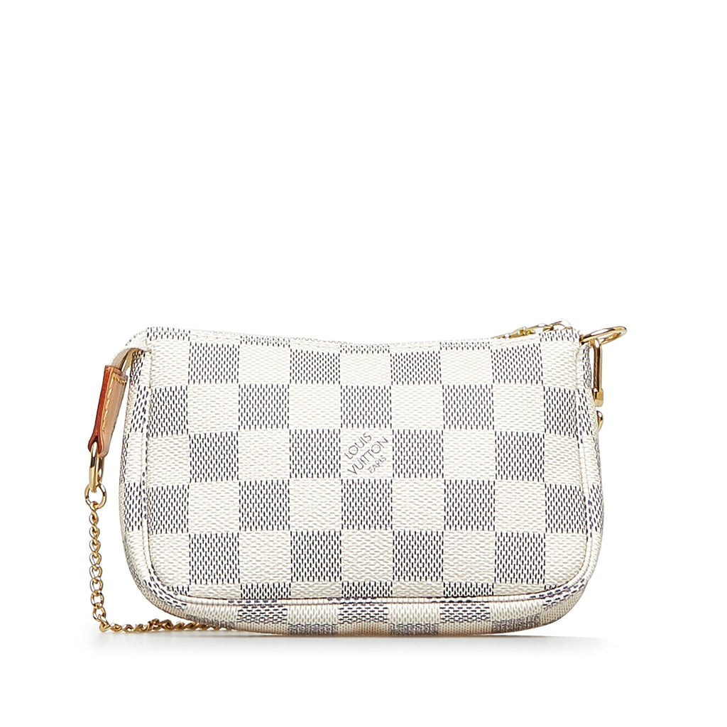 Louis Vuitton Pochette Accessoires Mini Damier Azur Canvas