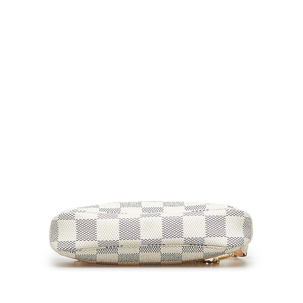 Louis Vuitton Pochette Accessoires Mini Damier Azur Canvas