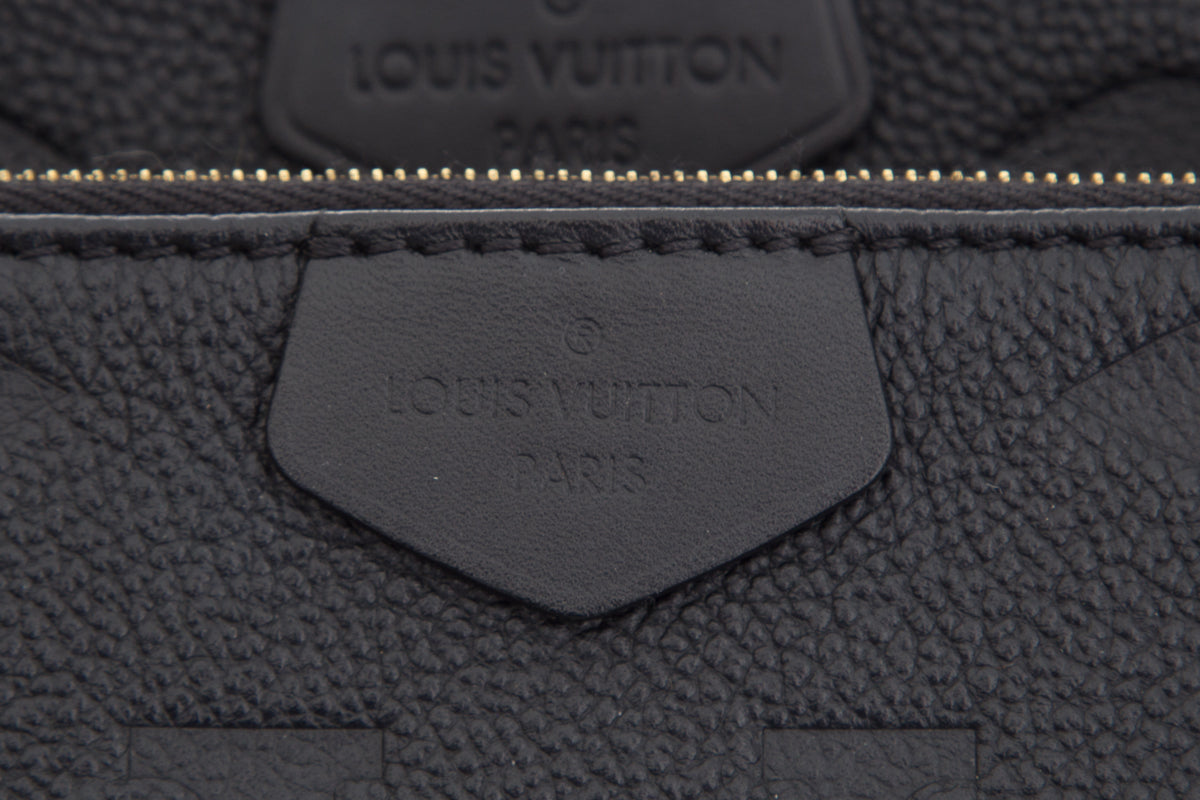 Louis Vuitton Black Empreinte Muti-Pochette Handbag