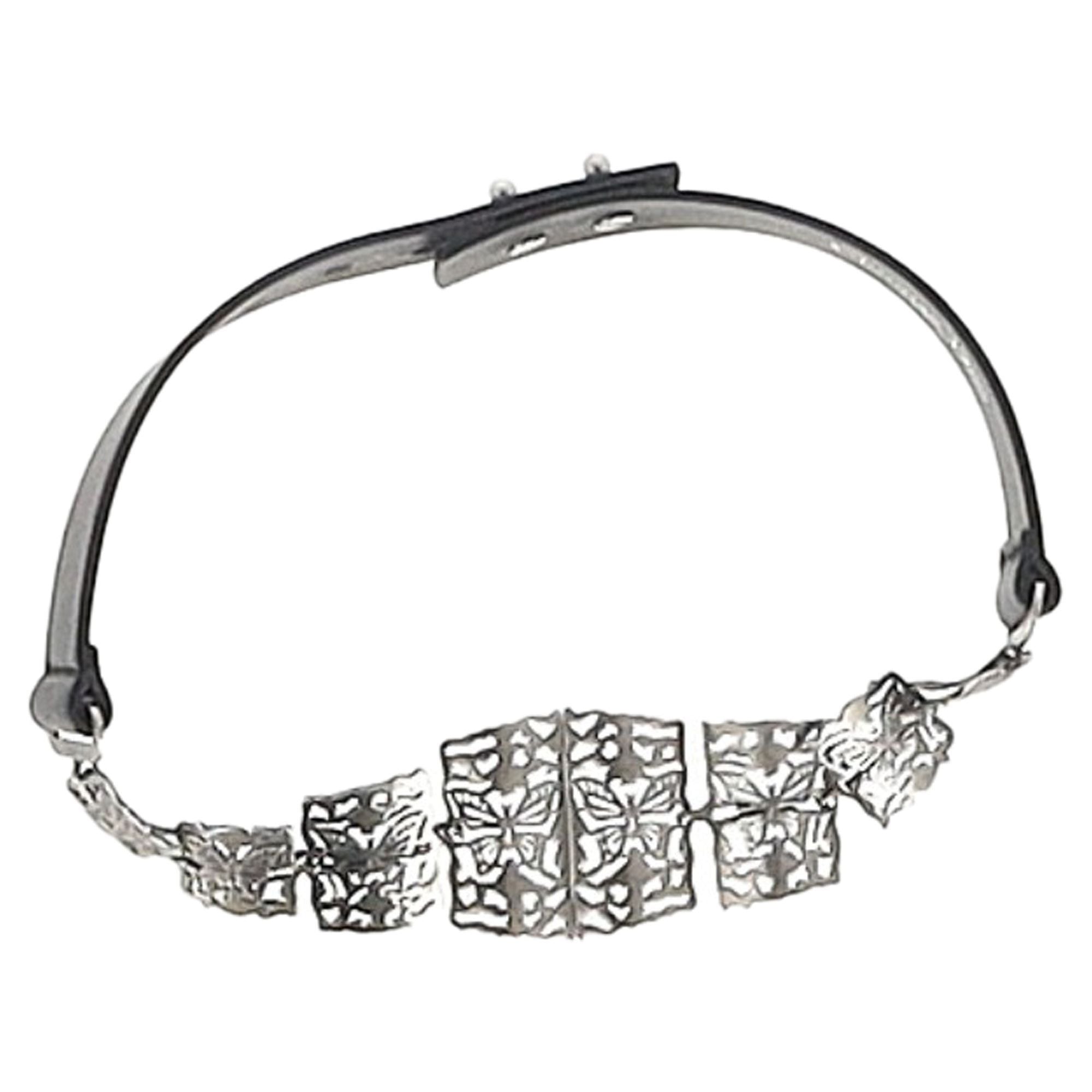 Dior Métamorphose Belt in Black Leather