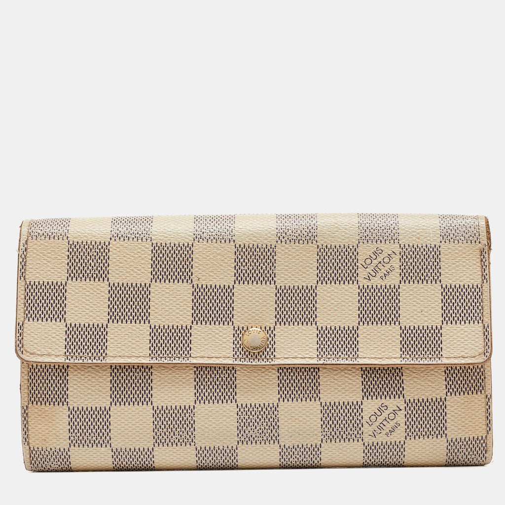 Louis Vuitton Damier Azur Canvas Sarah Wallet