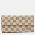 Louis Vuitton Damier Azur Canvas Sarah Wallet