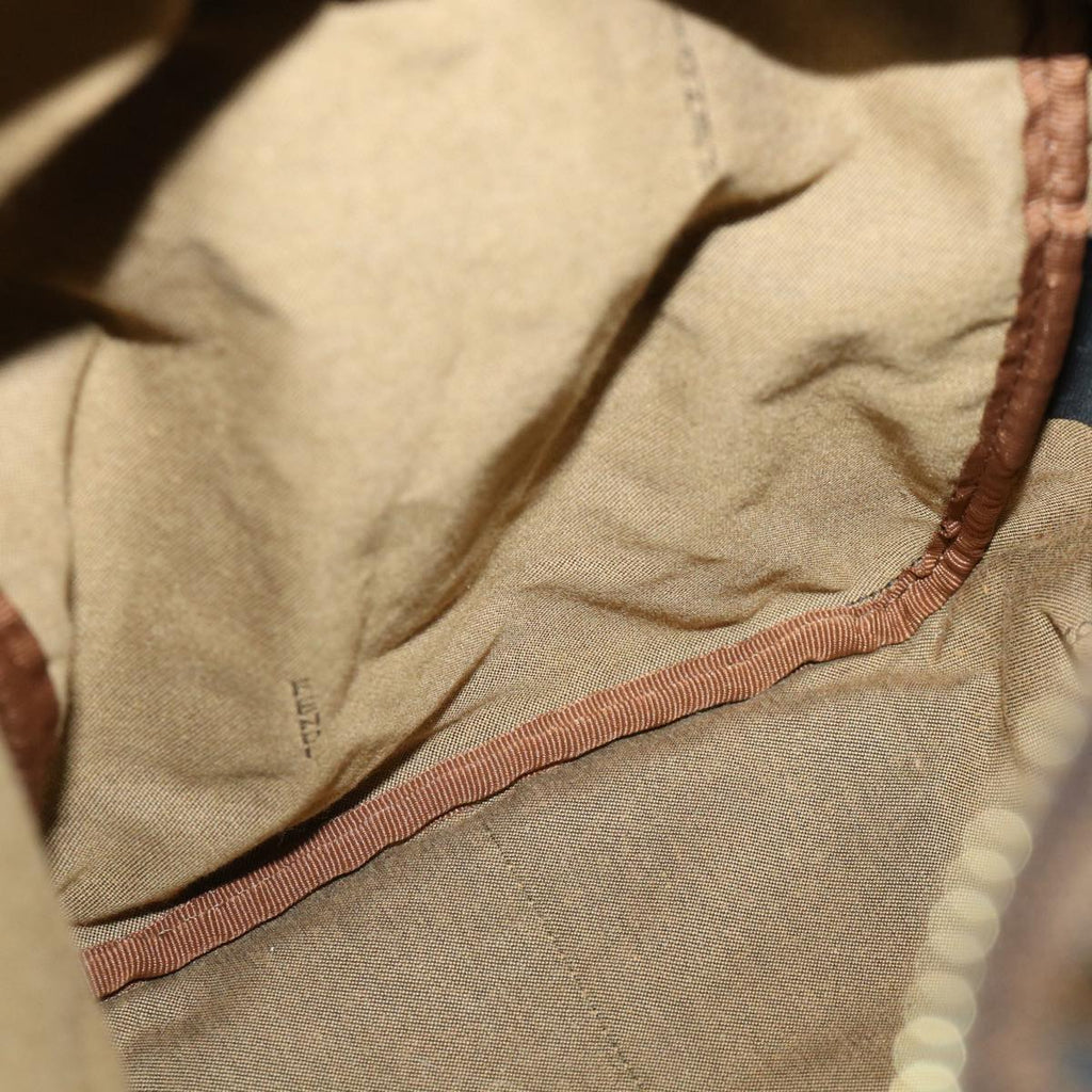 FENDI Zucca Canvas Hand Bag 2way Brown Black 33206