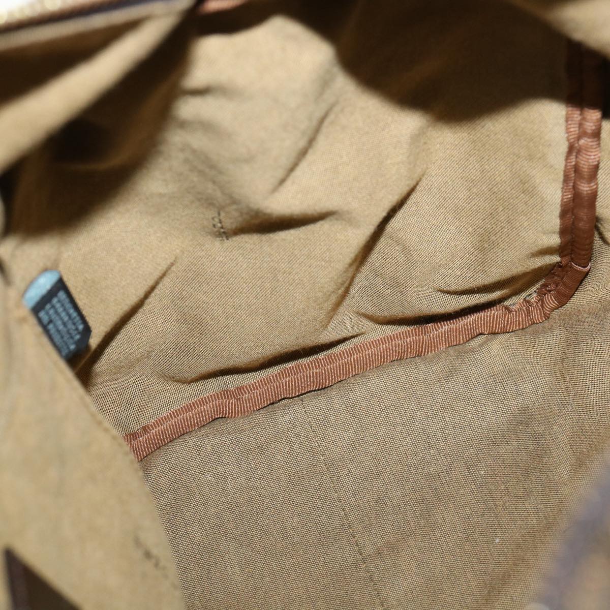 FENDI Zucca Canvas Hand Bag 2way Brown Black 33206