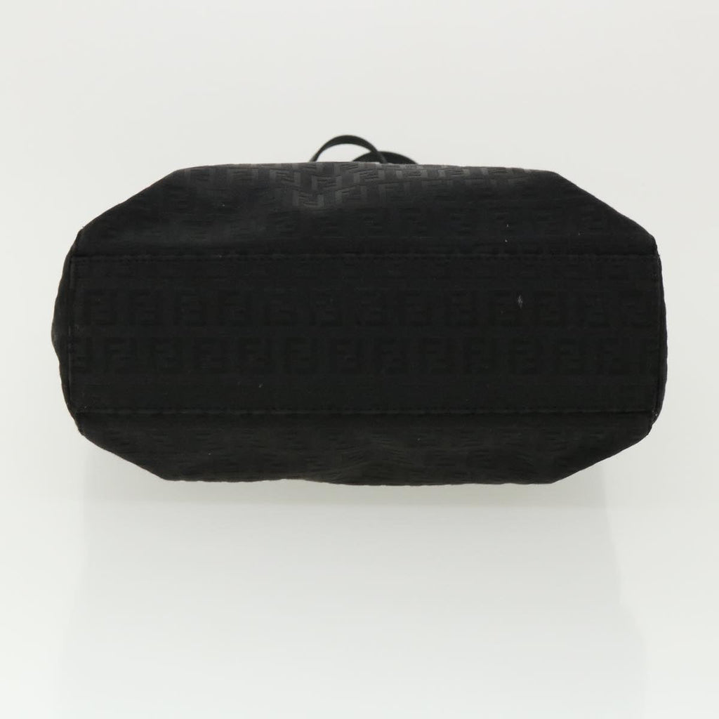 FENDI Zucchino Canvas Hand Bag Black 33232