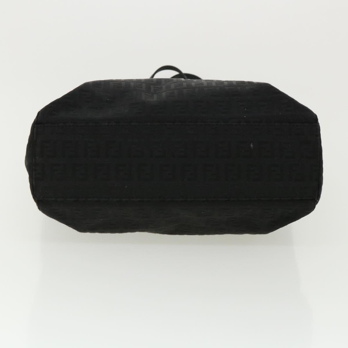 FENDI Zucchino Canvas Hand Bag Black 33232