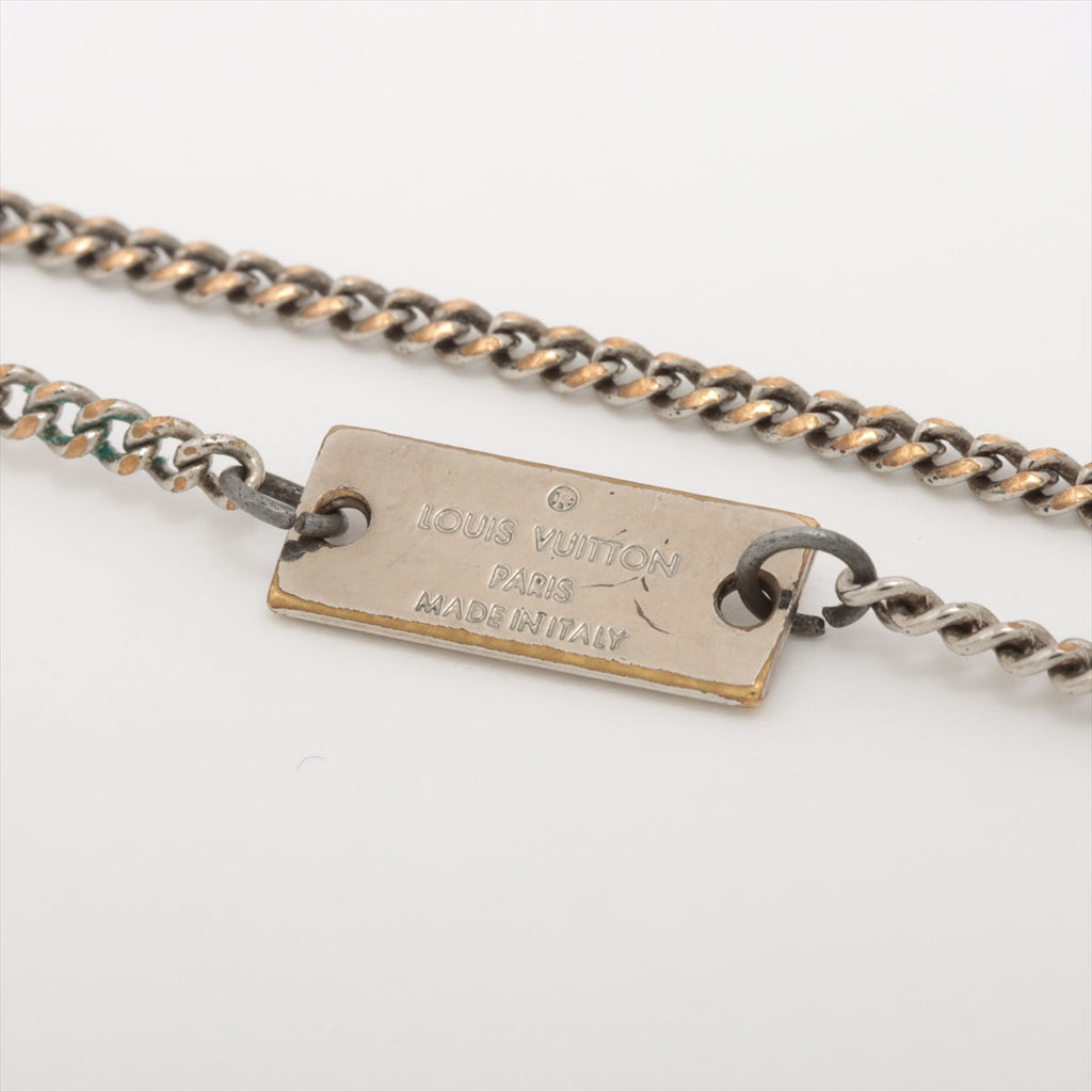 Louis Vuitton M62485 Monogramming OB0230/OB0250 Necklace GP Silver