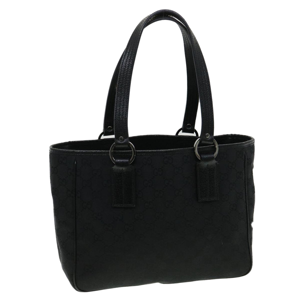GUCCI GG Canvas Shoulder Bag Black 33263
