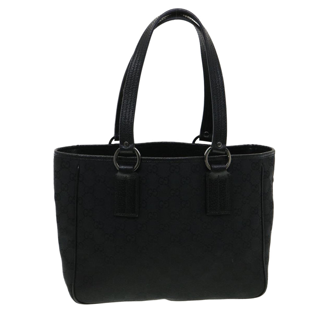 GUCCI GG Canvas Shoulder Bag Black 33263