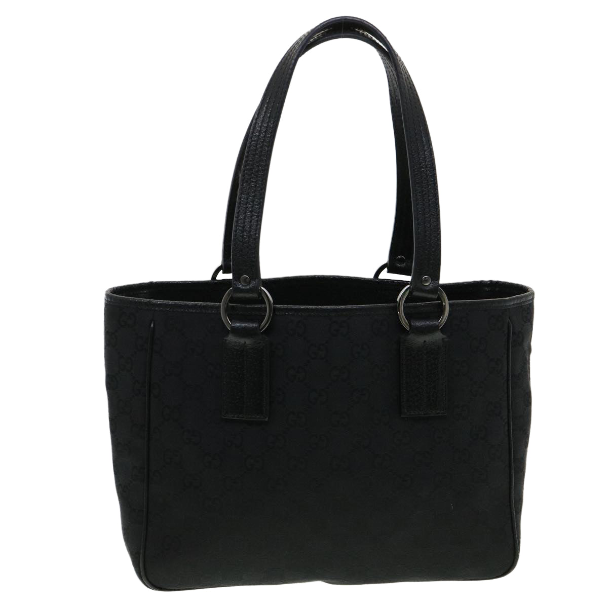 GUCCI GG Canvas Shoulder Bag Black 33263