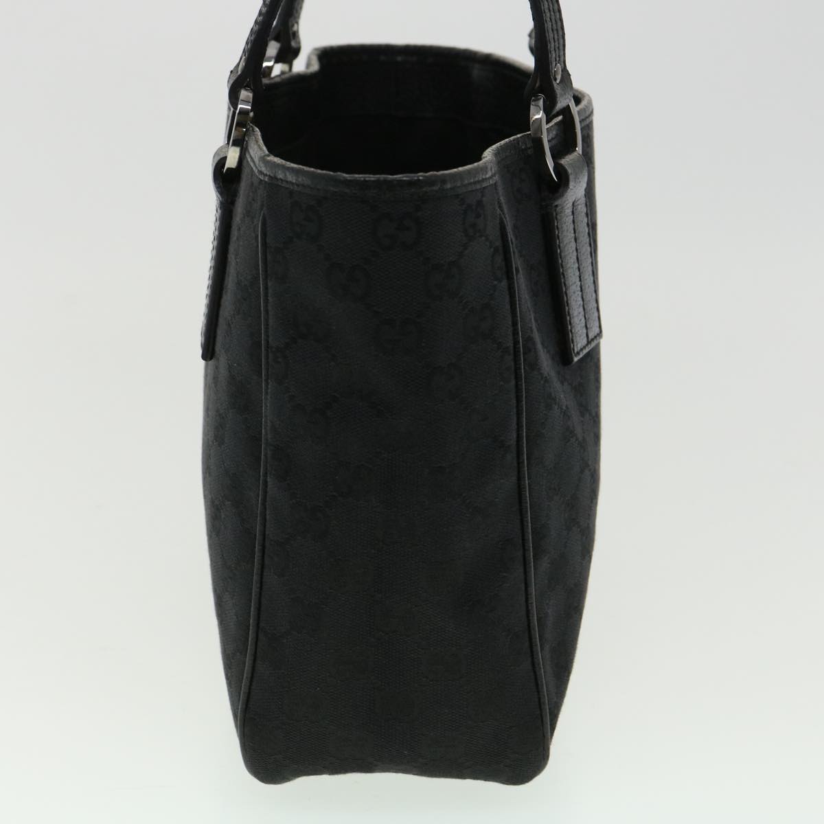 GUCCI GG Canvas Shoulder Bag Black 33263