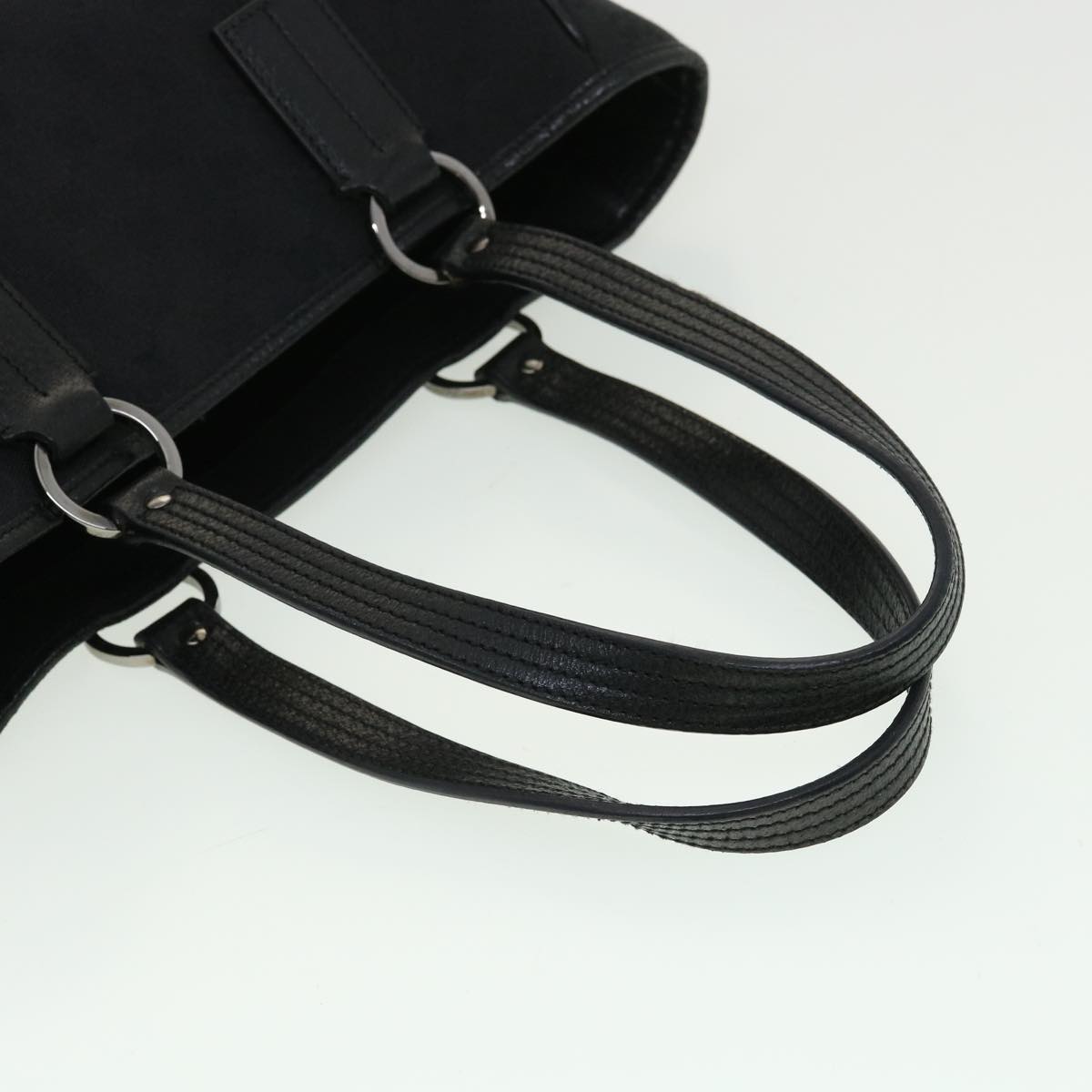 GUCCI GG Canvas Shoulder Bag Black 33263