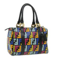 FENDI Zucca Canvas Hand Bag Multicolor 33276