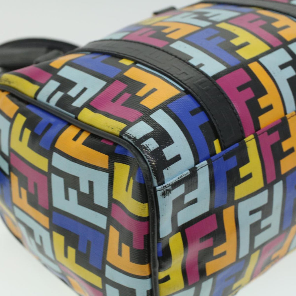 FENDI Zucca Canvas Hand Bag Multicolor 33276