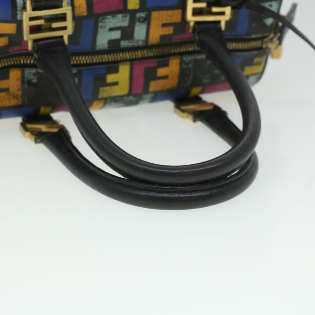 FENDI Zucca Canvas Hand Bag Multicolor 33276